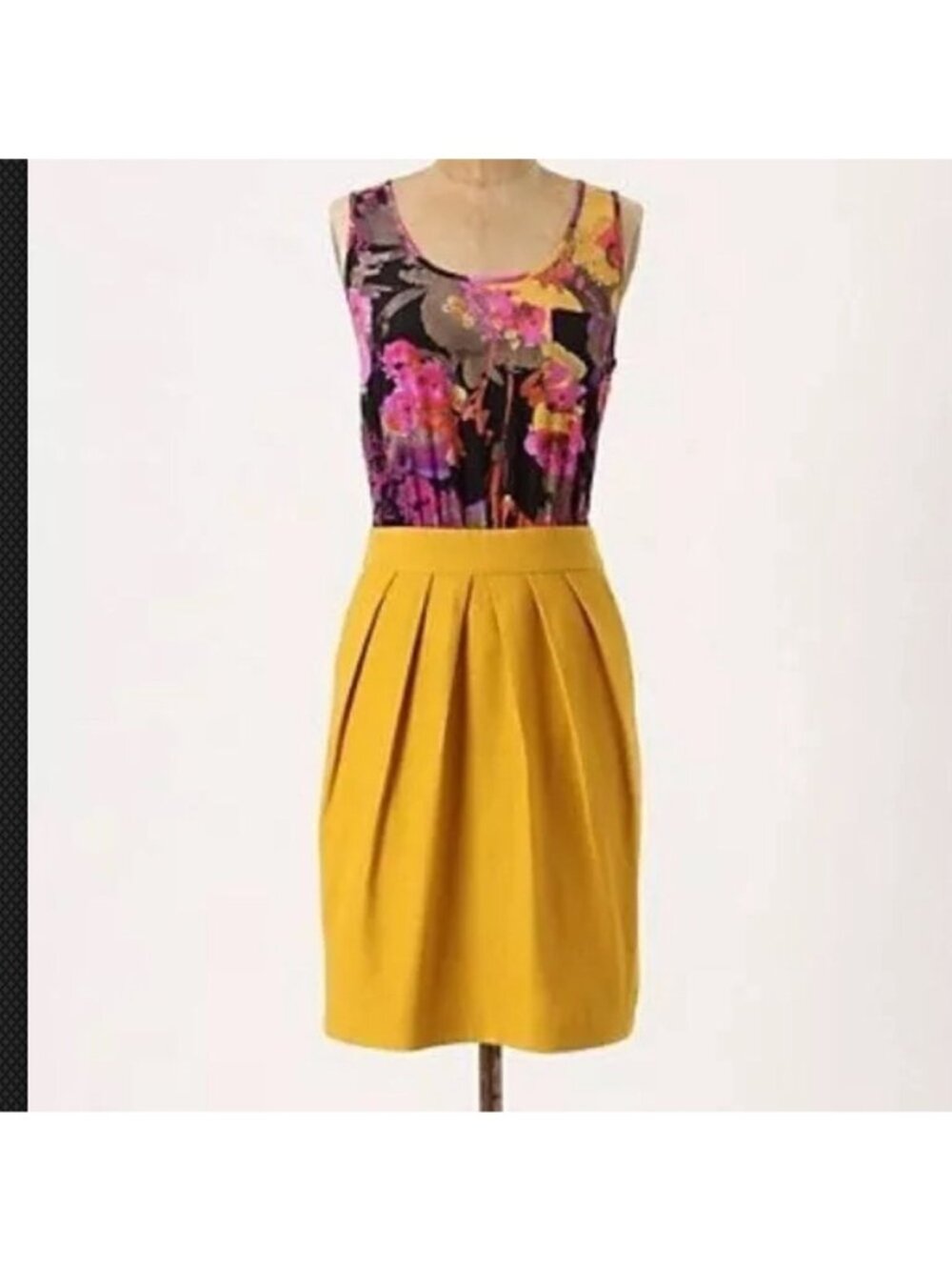Anthropologie Tabitha Lila Frock Silk Floral, Size  2